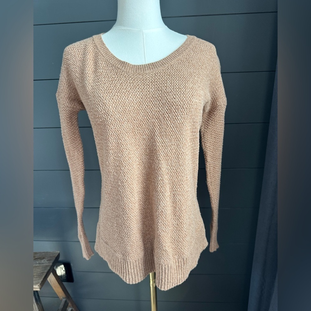 Madewell Women's Tan Crew Neck Sweater